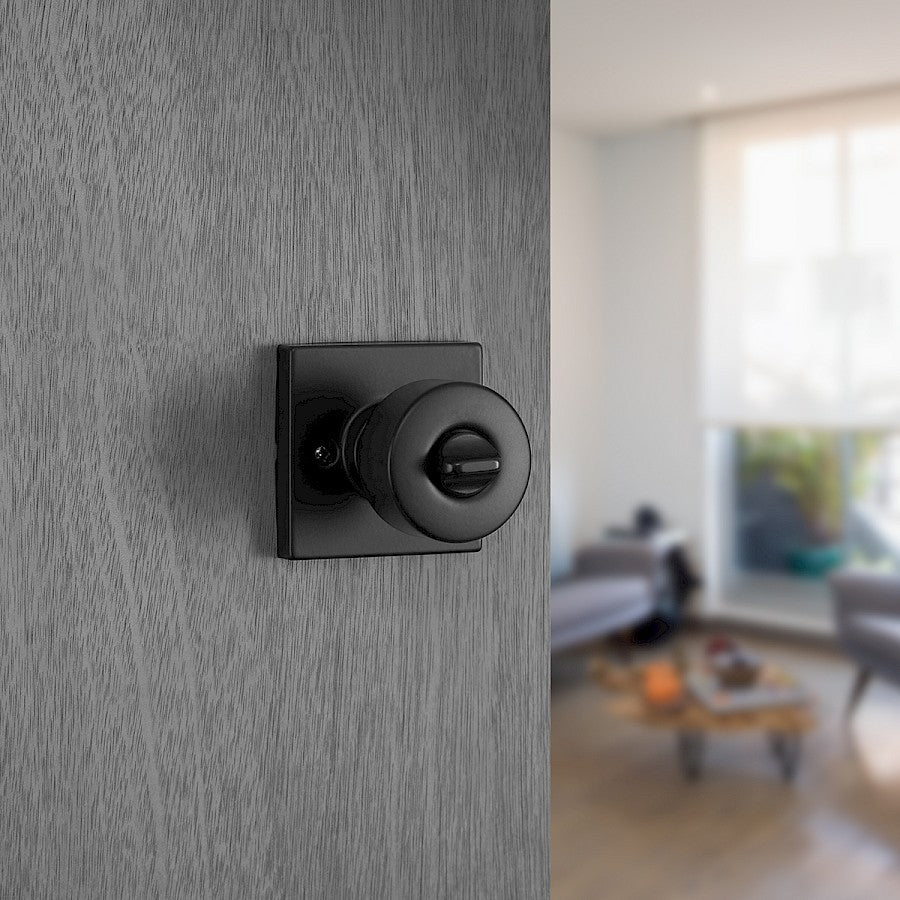 Pomo Bilbao para Baño en Hierro Negro Anti-Taladro