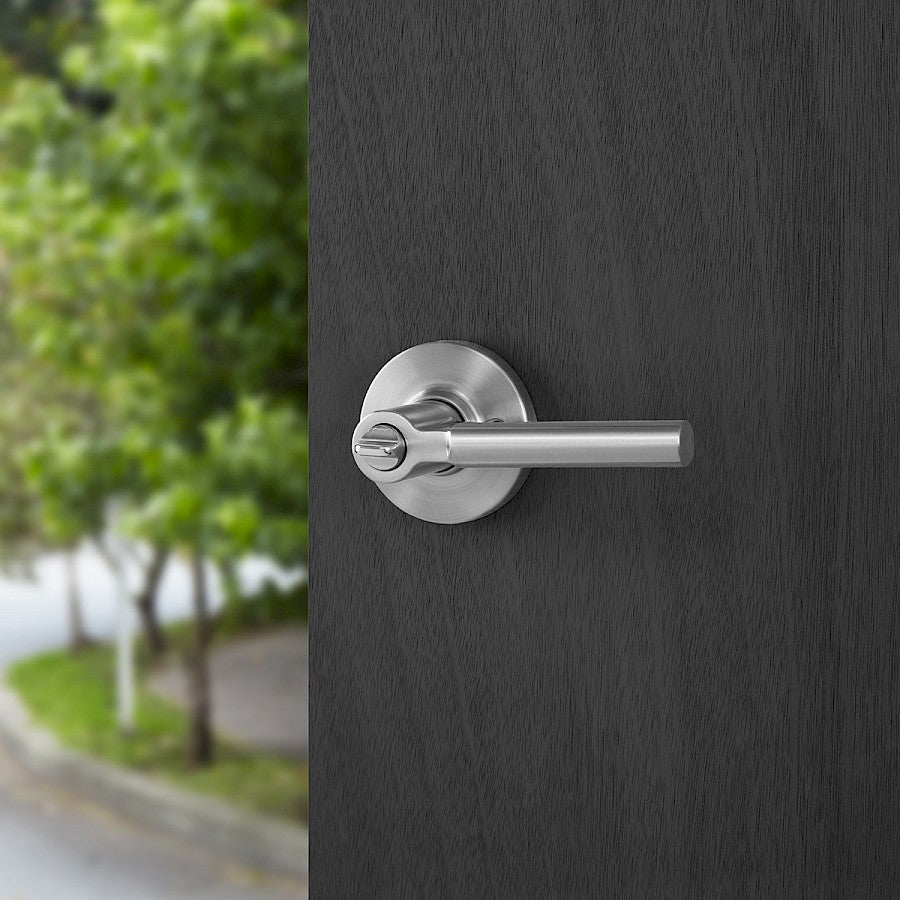 Manija Rimini para Dormitorio en Níquel Satinado Anti-Taladro