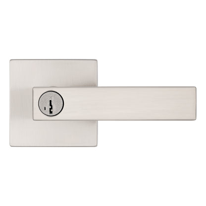 Manija Singapore para Dormitorio en Níquel Satinado Anti-Taladro