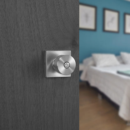 Pomo Bilbao para Baño en Níquel Satinado Anti-Taladro