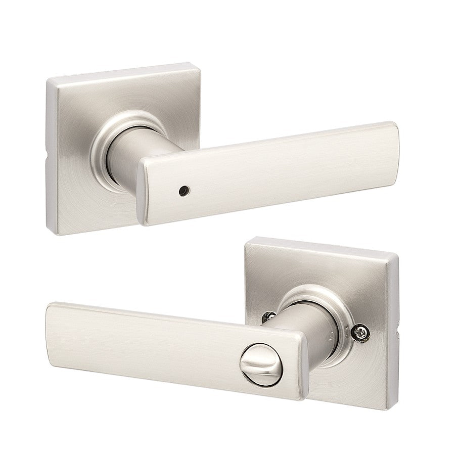 Manija Breton para Baño en Satín Niquelado Anti-Taladro