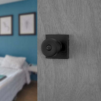 Pomo Bilbao para Baño en Hierro Negro Anti-Taladro