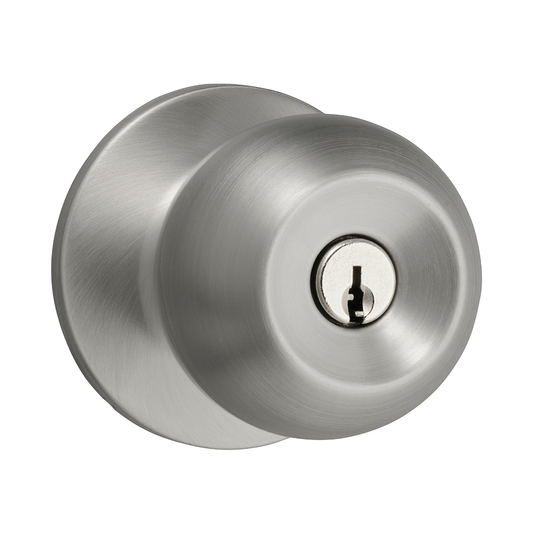 Pomo Bala para Dormitorio en Acero Inoxidable Anti-Taladro