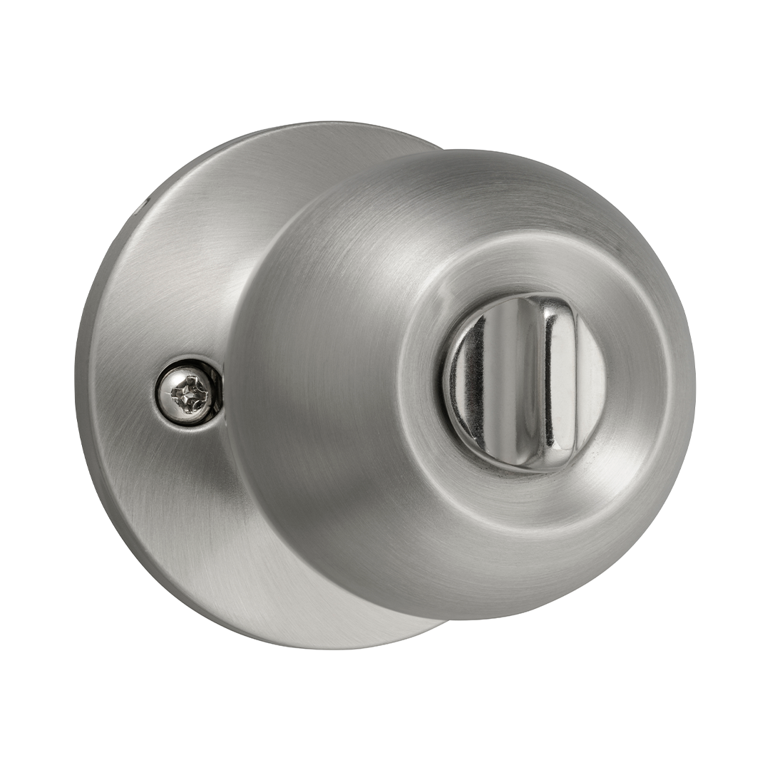 Pomo Bala para Dormitorio en Acero Inoxidable Anti-Taladro