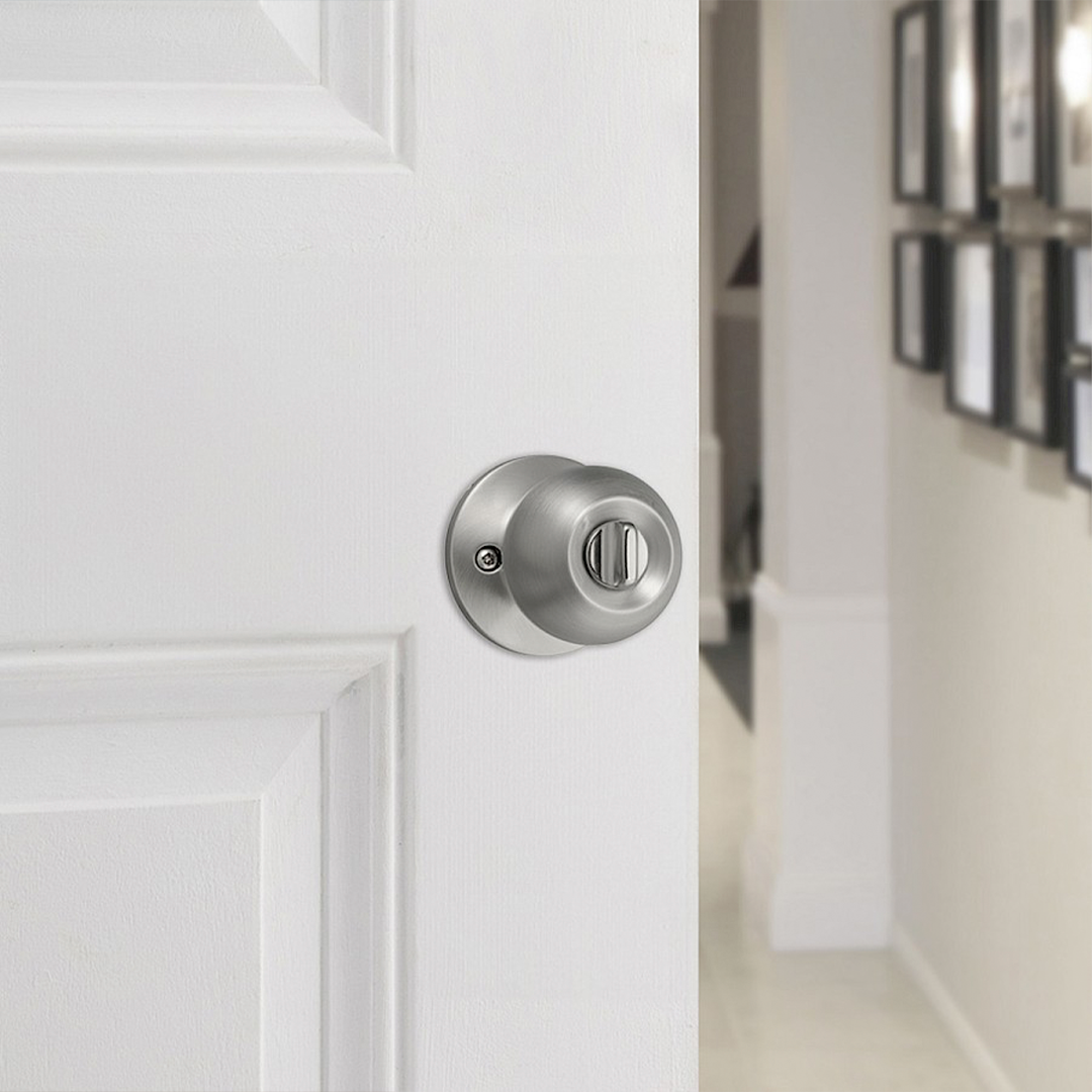 Pomo Bala para Baño en Acero Inoxidable Anti-Taladro