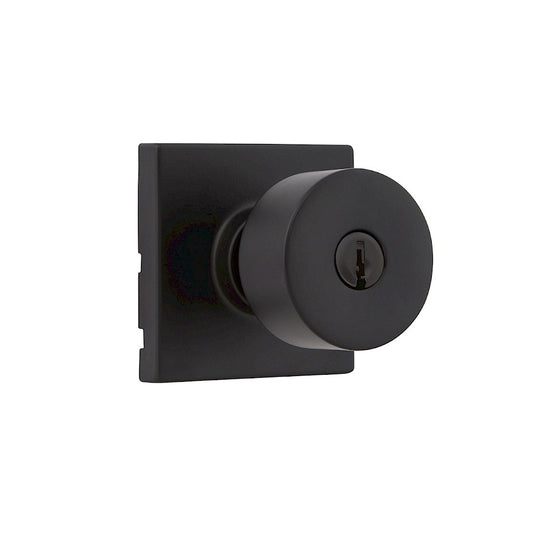 Pomo Bilbao para Dormitorio en Hierro Negro Anti-Taladro