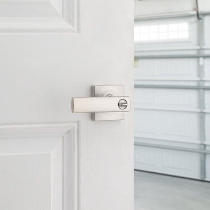 Manija Breton para Dormitorio en Satín Niquelado Anti-Taladro