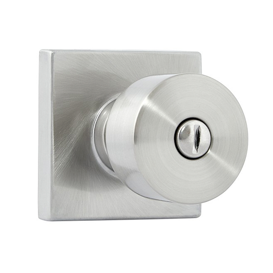 Pomo Bilbao para Baño en Níquel Satinado Anti-Taladro