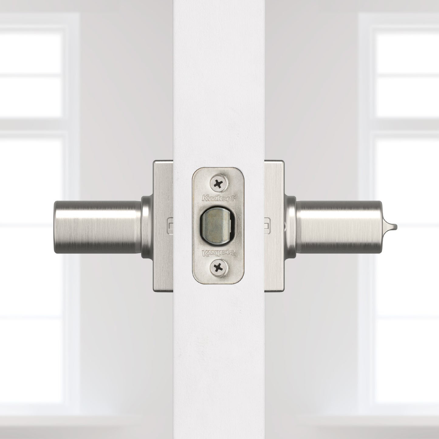 Manija Casey para Dormitorio en Níquel Satinado Anti-Taladro