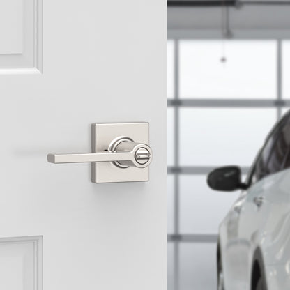 Manija Casey para Dormitorio en Níquel Satinado Anti-Taladro