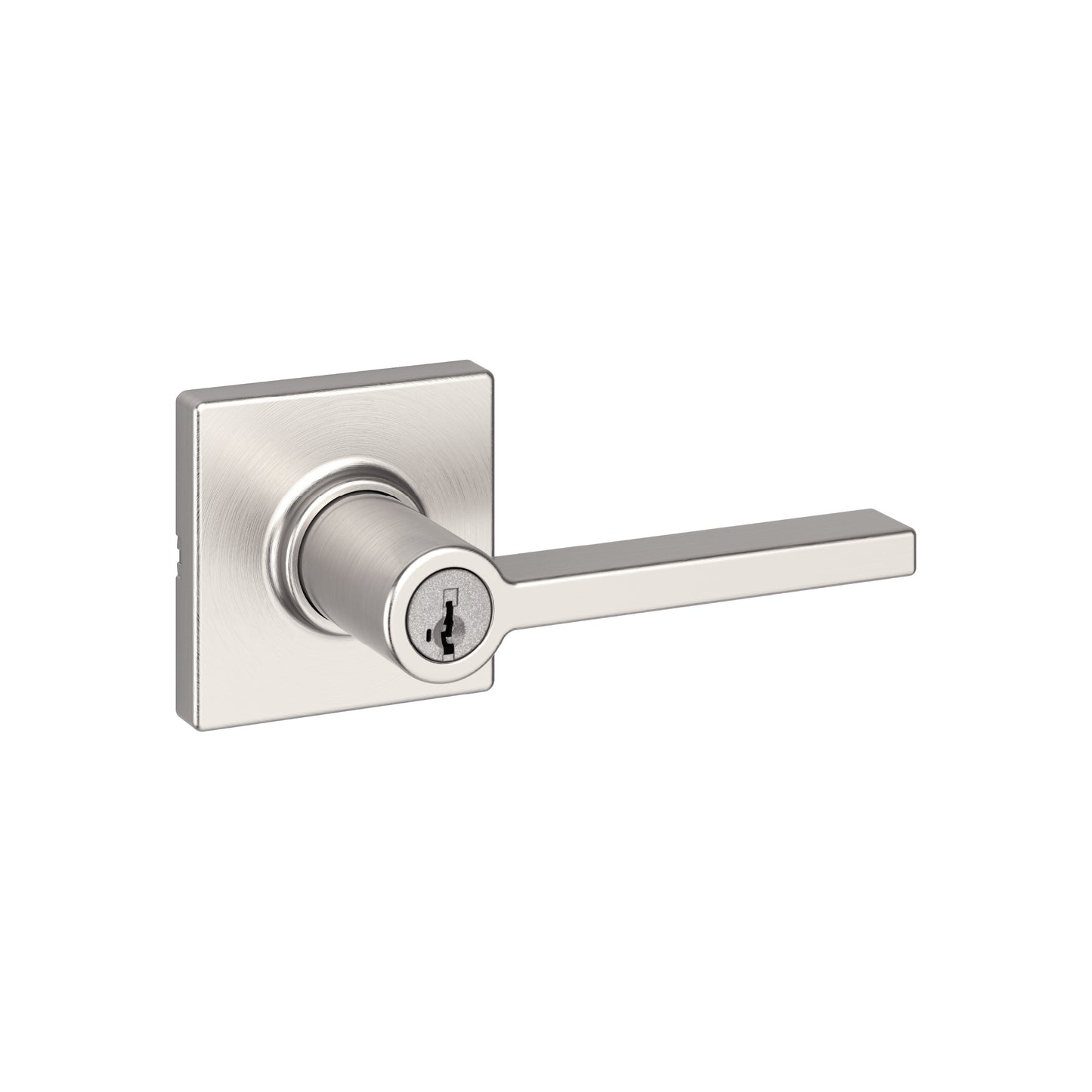 Manija Casey para Dormitorio en Níquel Satinado Anti-Taladro