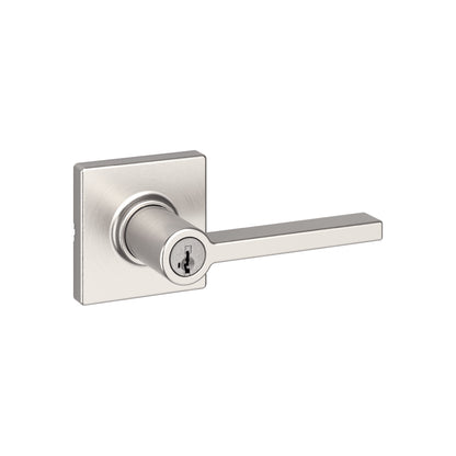 Manija Casey para Dormitorio en Níquel Satinado Anti-Taladro