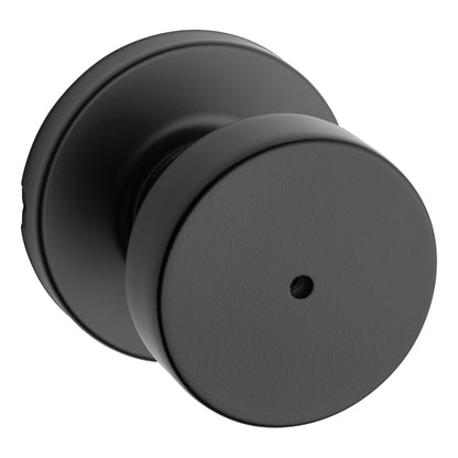 Pomo Pismo para Baño en Hierro Negro Anti-Taladro