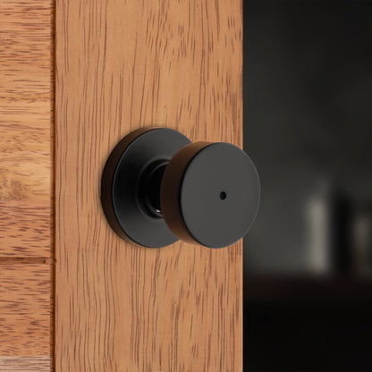 Pomo Pismo para Baño en Hierro Negro Anti-Taladro