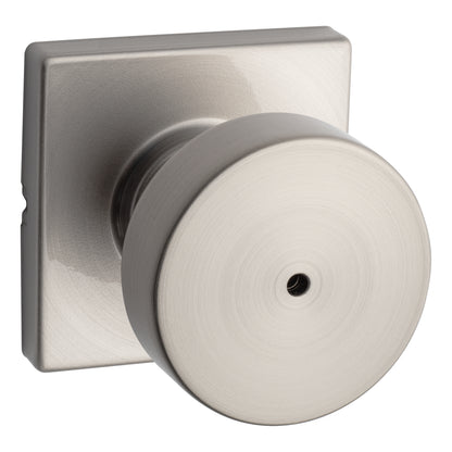 Pomo Pismo para Baño en Satín Niquelado Anti-Taladro