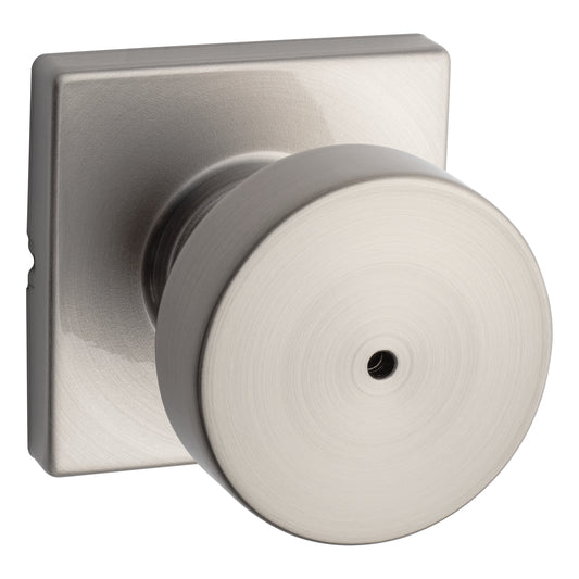 Pomo Pismo para Baño en Satín Niquelado Anti-Taladro