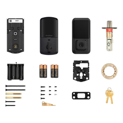 Cerradura Inteligente Halo Touchscreen Wi-Fi Negro Mate Anti-Taladro