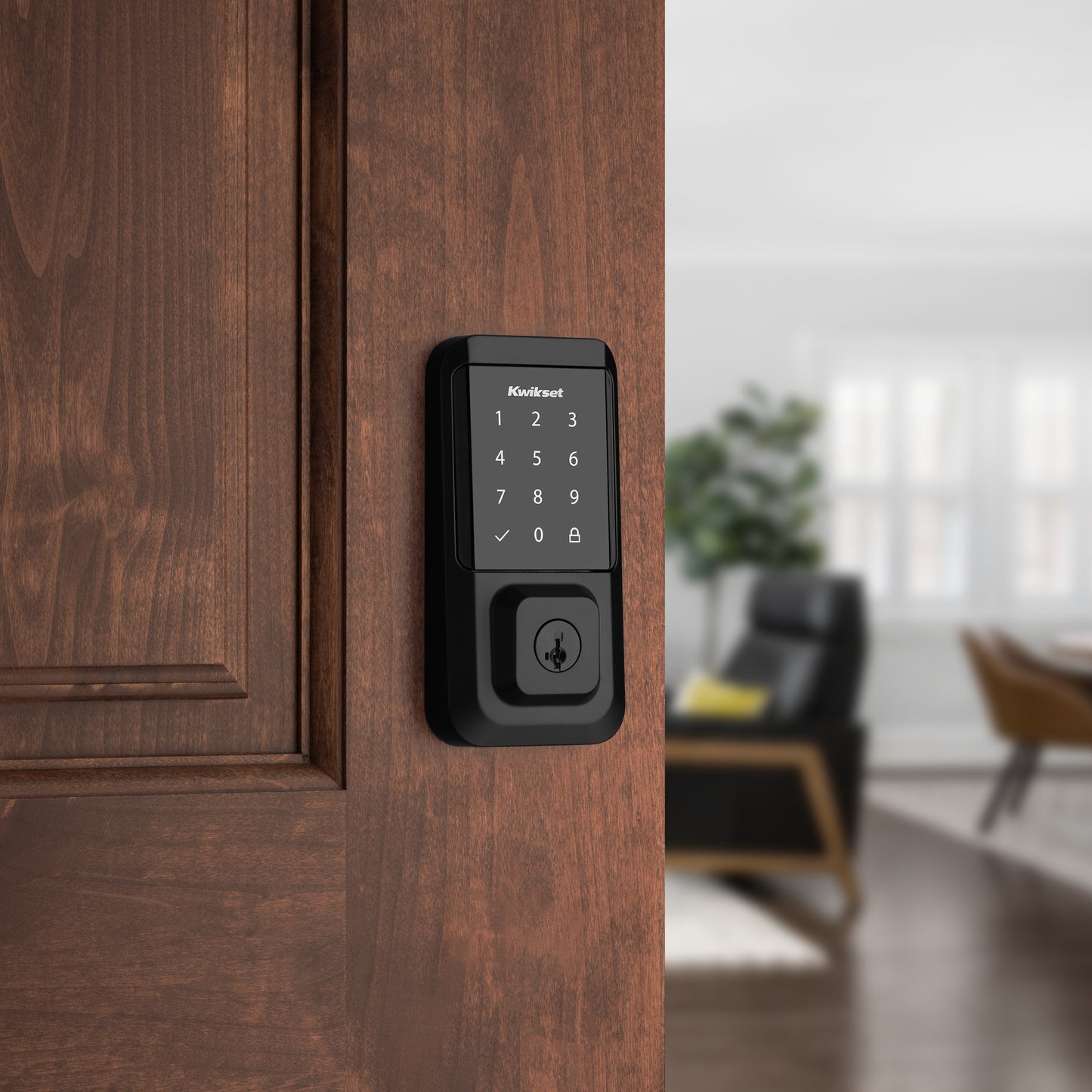 Cerradura Inteligente Halo Touchscreen Wi-Fi Negro Mate Anti-Taladro