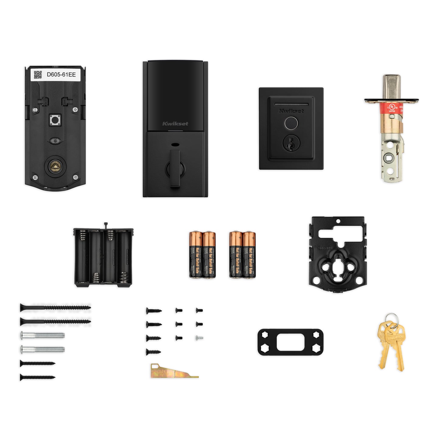 Cerradura Inteligente Halo Wi-Fi Negro Mate Anti-Taladro