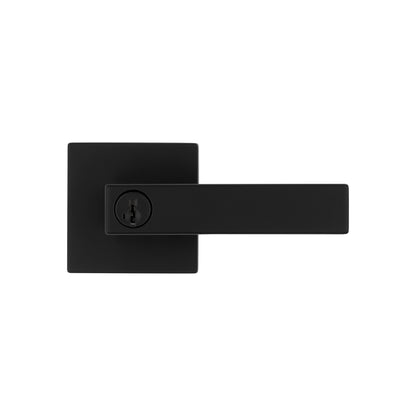 Manija Singapore para Dormitorio en Negro Mate Anti-Taladro