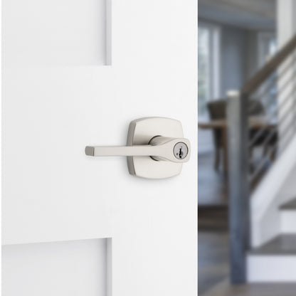 Manija Tripoli para Dormitorio en Níquel Satinado Anti-Taladro